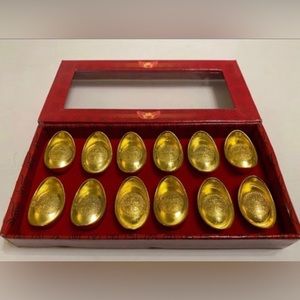 Feng Shui Gold Ingot / Yuan Bao /chinese ancient money for Prosperity good Luck!